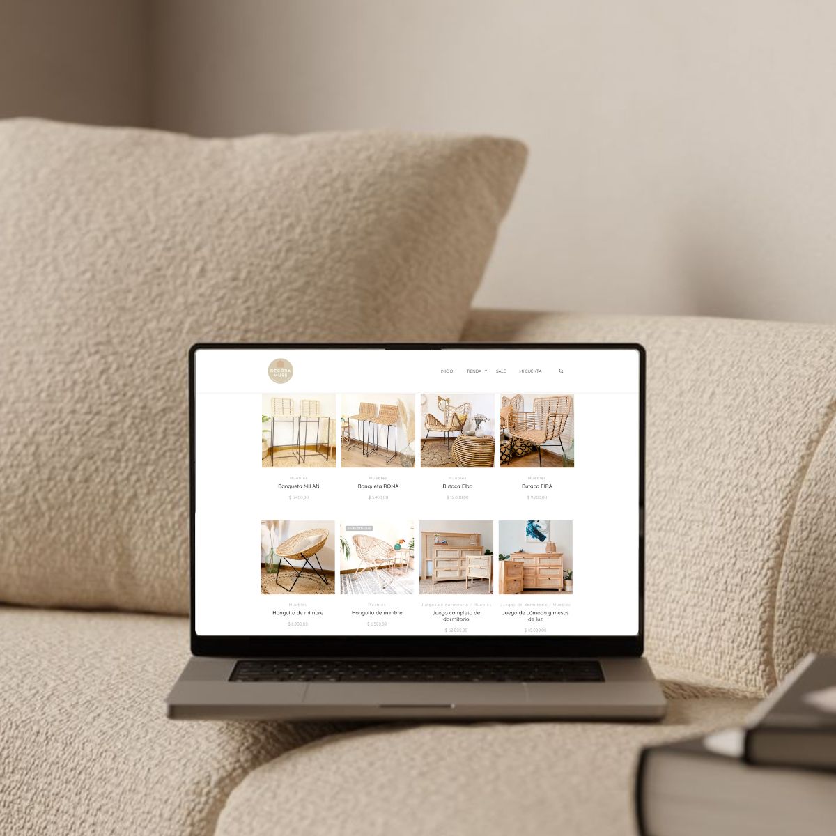 Estudio de Diseño Web - Maue Natural Sitio Web.